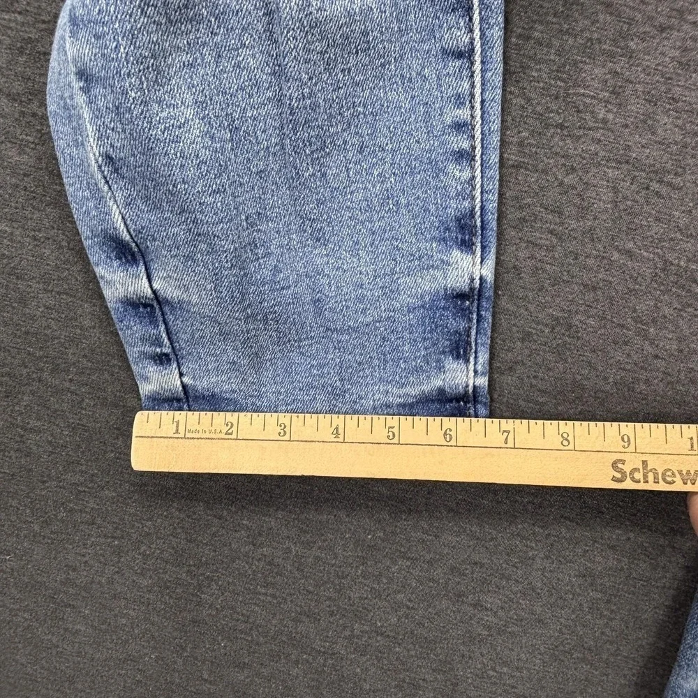 Judy‎ Blue Jeans Womens 5/27 28x27 Blue Distressed Boyfriend High Rise Stretch